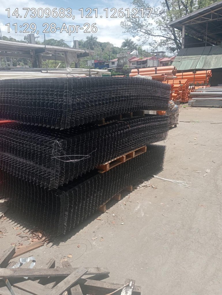 Large stock of black iron steel matting for commercial project — Una Wire Products